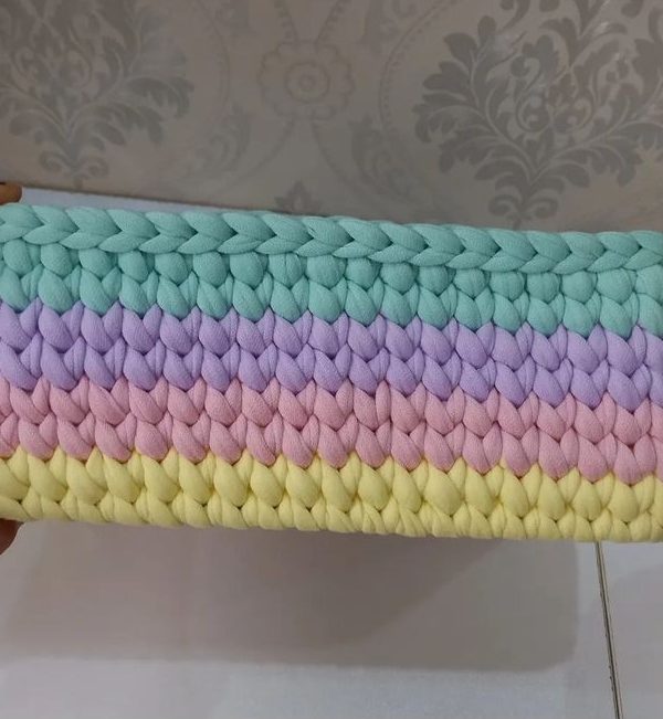 Diaper Basket - Multicolor Plain