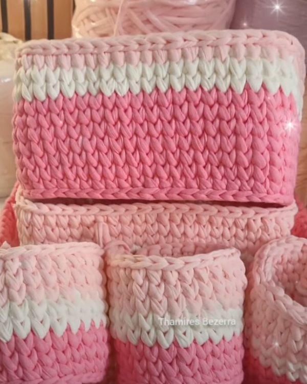 Baskets Set - Pinks