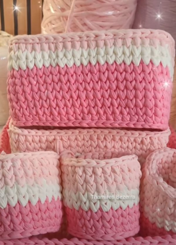 Baskets Set - Pinks