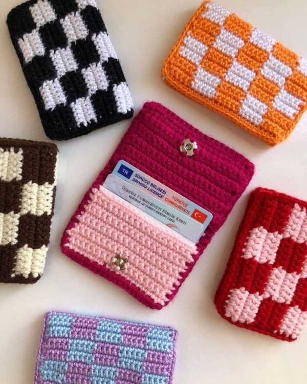 Checkered Wallet