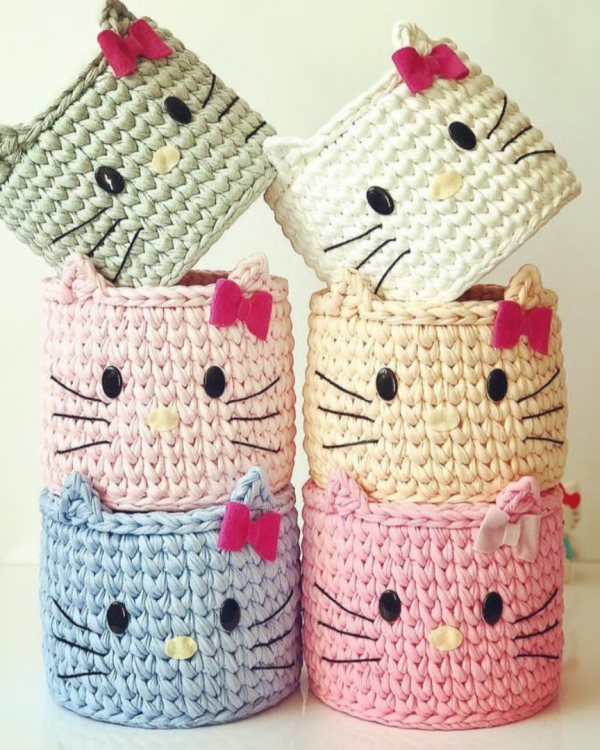 Toy Basket - Kitty