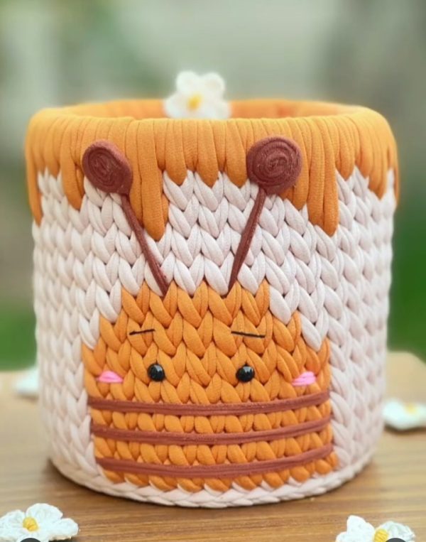 Toy Basket - Mini Honey Bee