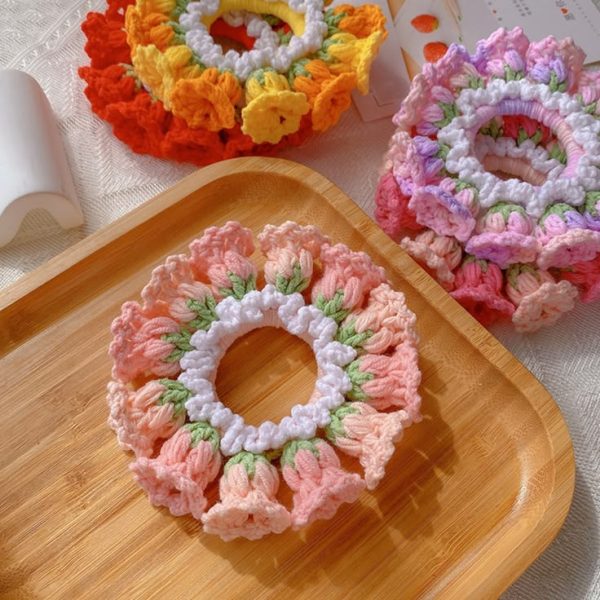 Floral Scrunchies