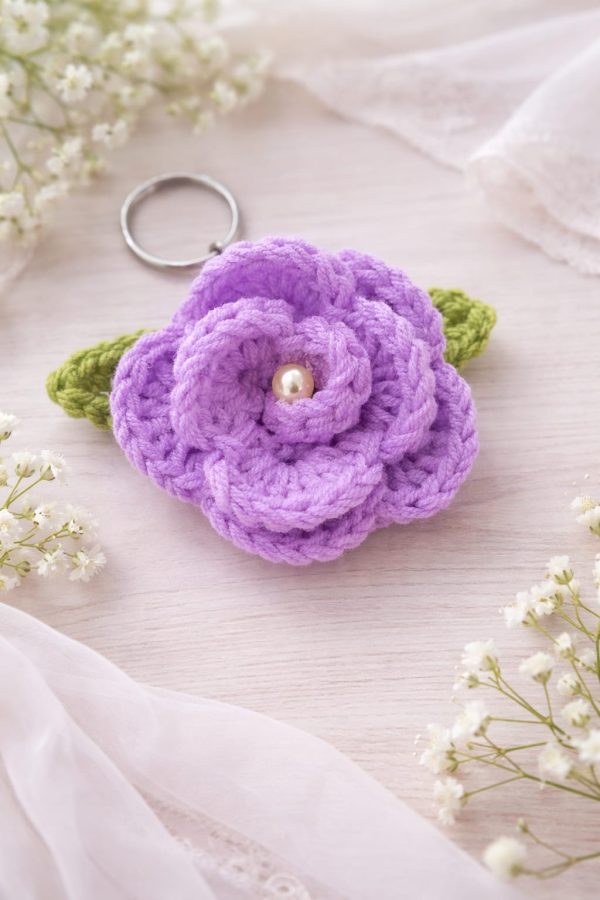 Rose Keychain